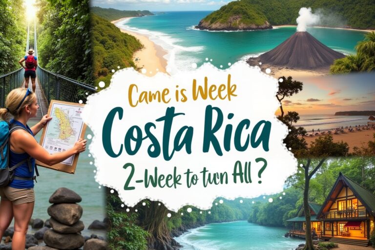 Costa Rica 2 Week Itinerary : Can You See It All?